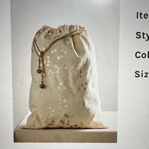 Free people - Gold Star Patterned Drawstring Bag